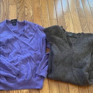 Brooks‎ Brothers 346 Merino Wool Peruvian Connection Alpaca Lot Sweater Craft